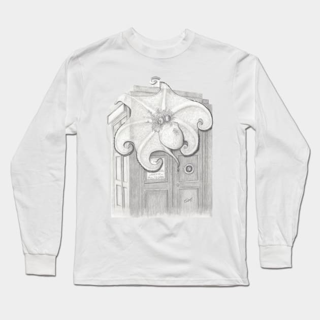 Doctor, Don't Leave! Long Sleeve T-Shirt by emilyRose3